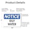 Signmission Oily Water, 10 in W x Rectangle, Plastic OS-2PACK-NS-P-710-L-16973 - alternate 6